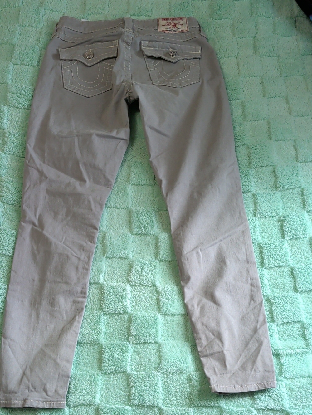 Women’s Slim Straight Jeans - Light Gray